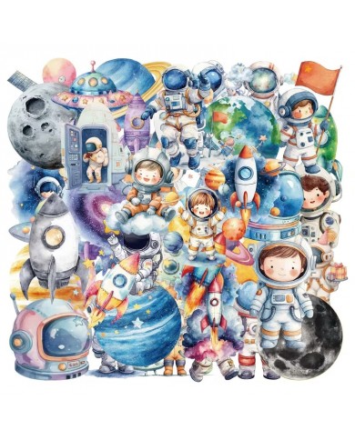 Autocollants Cosmos (50pcs)