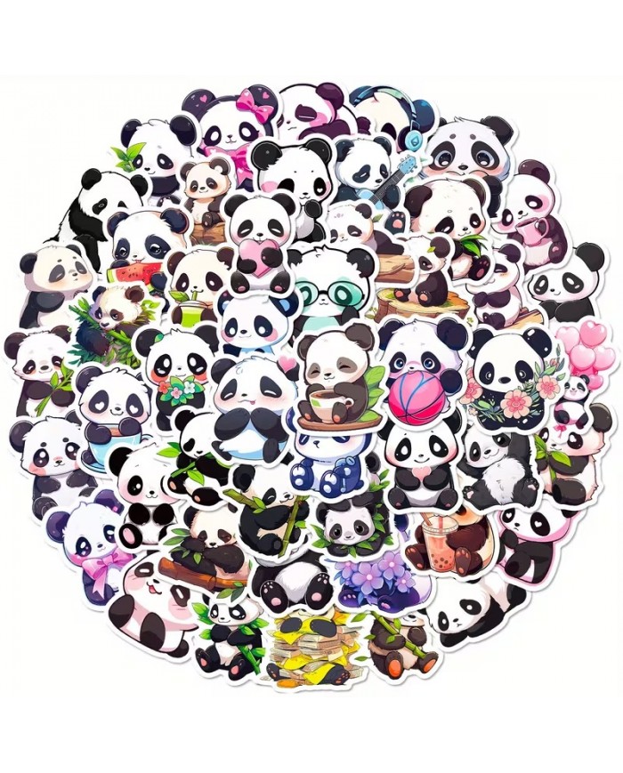 Autocollants Panda (50pcs)
