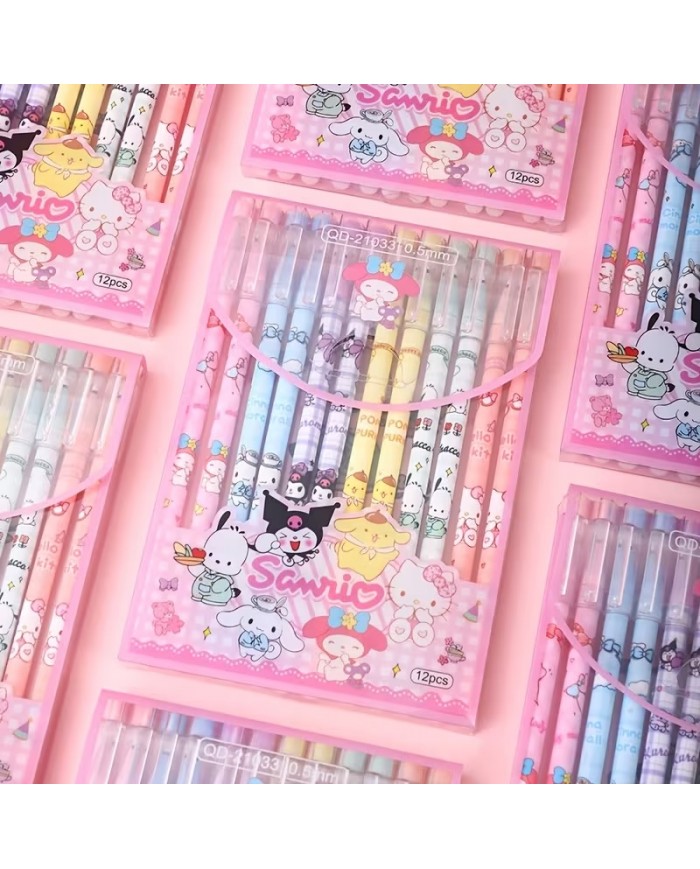 Pochette de 12 Stylos Sanrio