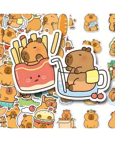 Autocollants Capybara (50pcs)